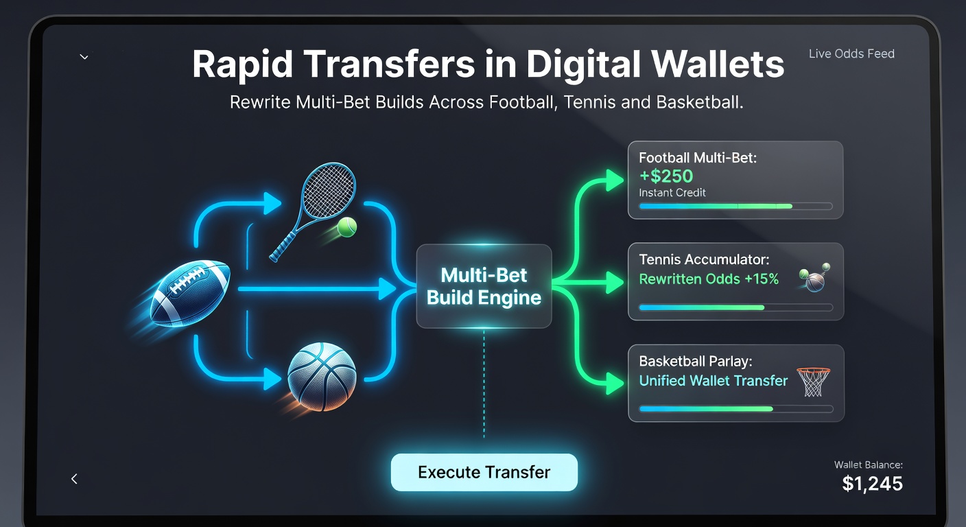 Multi-Bet Builds in Basketball mit schnellen Wallet-Transfers